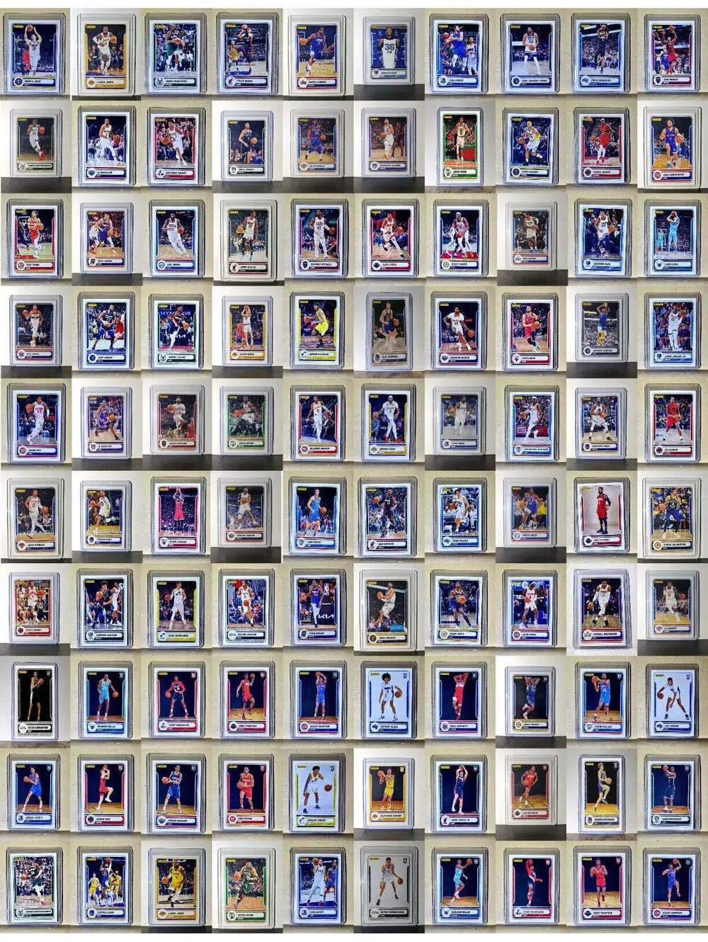 2023-24 Panini NBA Sticker Collection Complete 100 Basketball Card Set